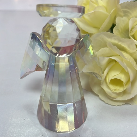 💎CRYSTAL ANGEL 4.5” TALL SPARKLING & BEAUTIFUL 💎 - Picture 2 of 8